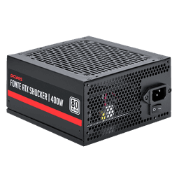Fonte PCYES Gamer Shocker 400W 80Plus PFC Ativo PF400SHW 2