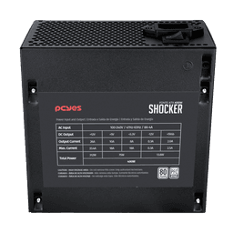 Fonte PCYES Gamer Shocker 400W 80Plus PFC Ativo PF400SHW 5