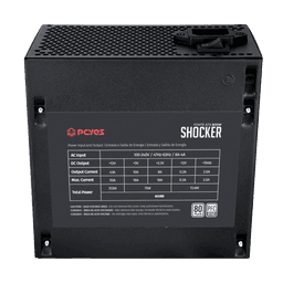 Fonte PCYES Gamer Shocker 600W 80Plus PFC Ativo PF600SHW 5