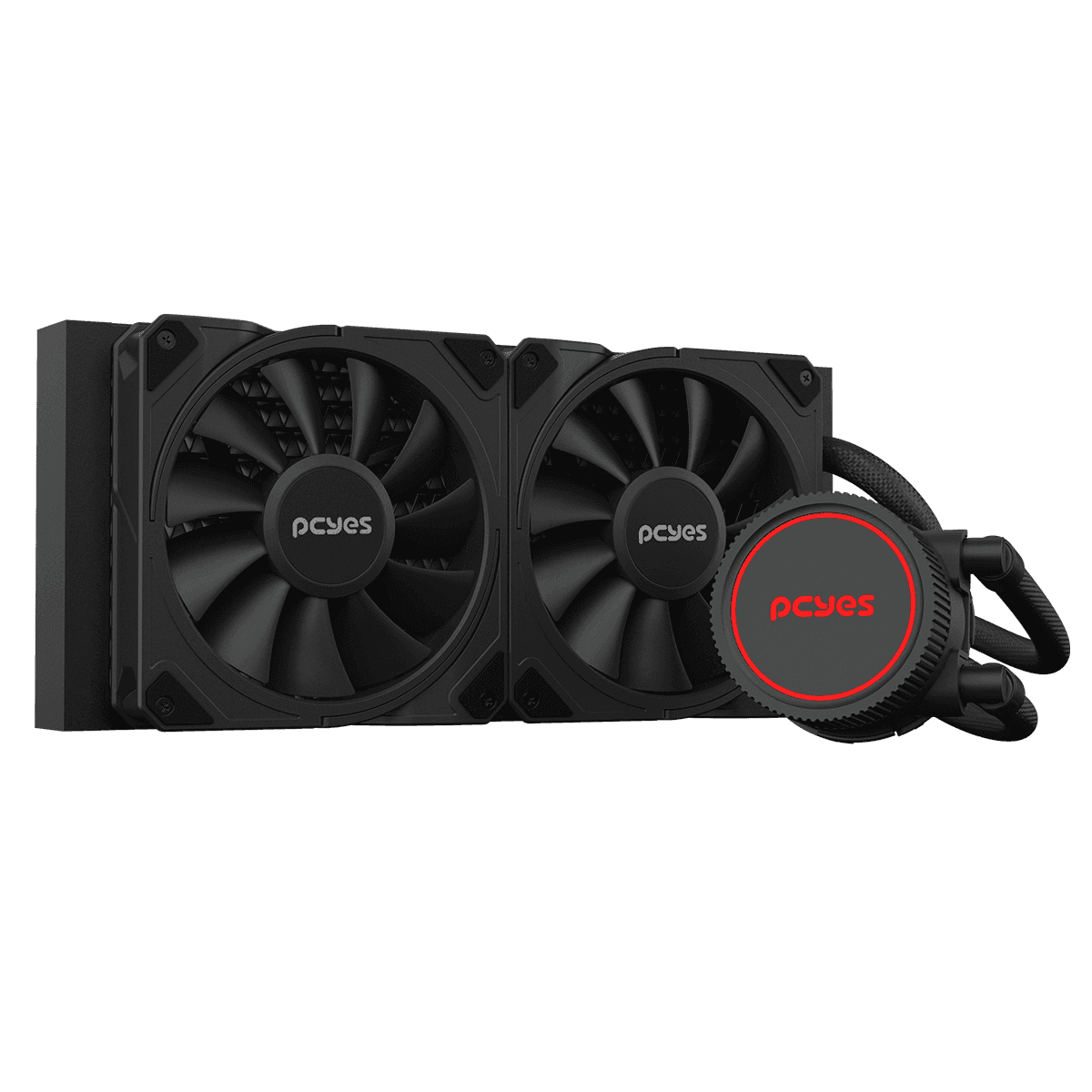 Water Cooler PCYES Sangue Frio 3 Black Vulcan 240mm TDP 250W WCSF3240BR