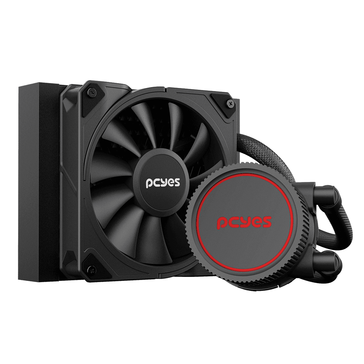 Water Cooler PCYES Sangue Frio 3 Black Vulcan 120mm TDP 200W WCSF3120BR