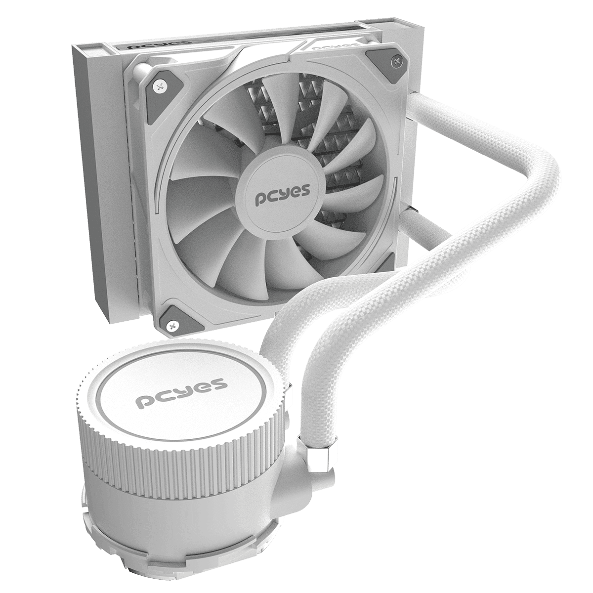Water Cooler PCYES Sangue Frio 3 White Ghost 120mm TDP 200W WCSF3120WGBR em destaque
