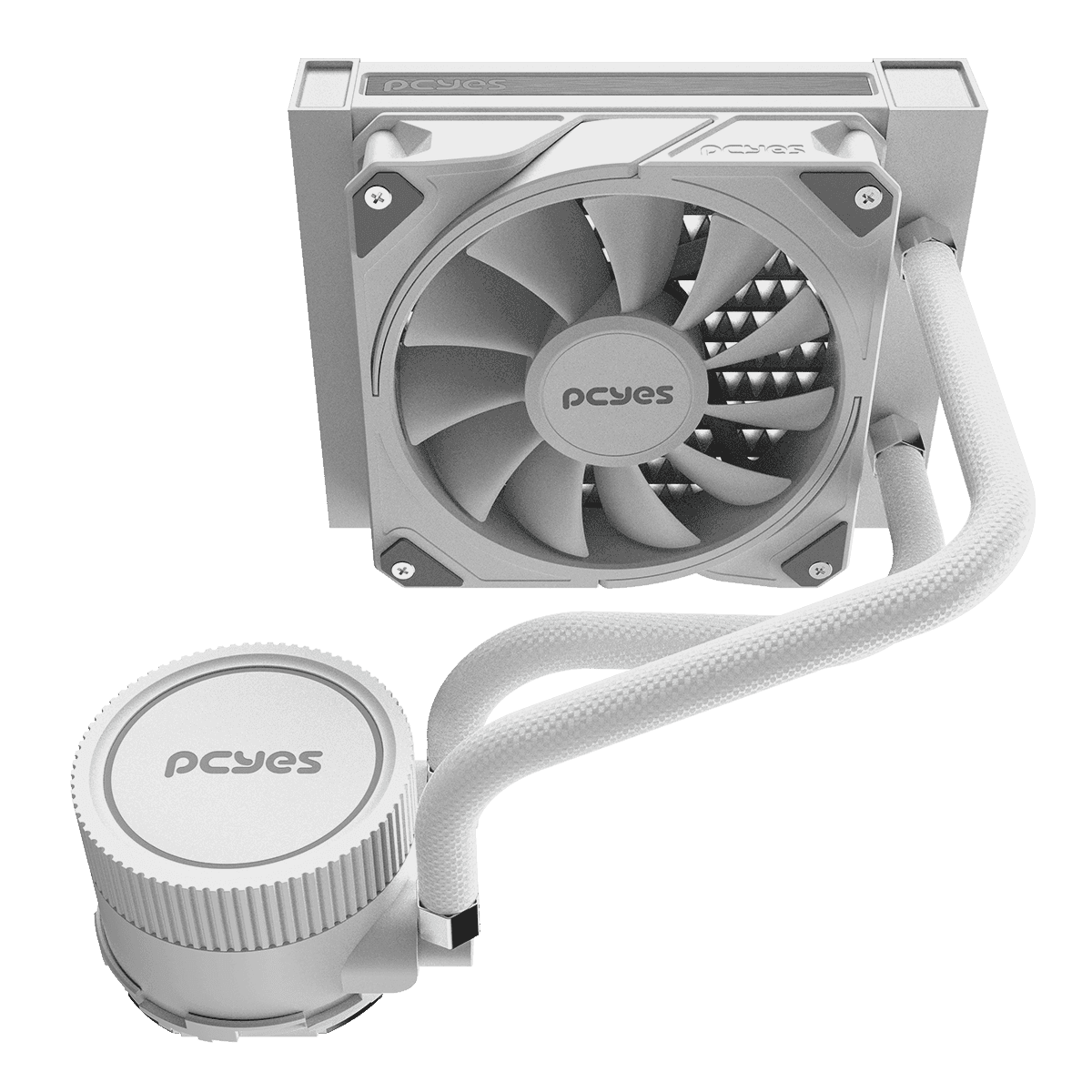 Water Cooler PCYES Sangue Frio 3 White Ghost 120mm TDP 200W WCSF3120WGBR detalhe