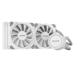 Water Cooler PCYES Sangue Frio 3 White Ghost 240mm TDP 250W WCSF3240WGBR 1
