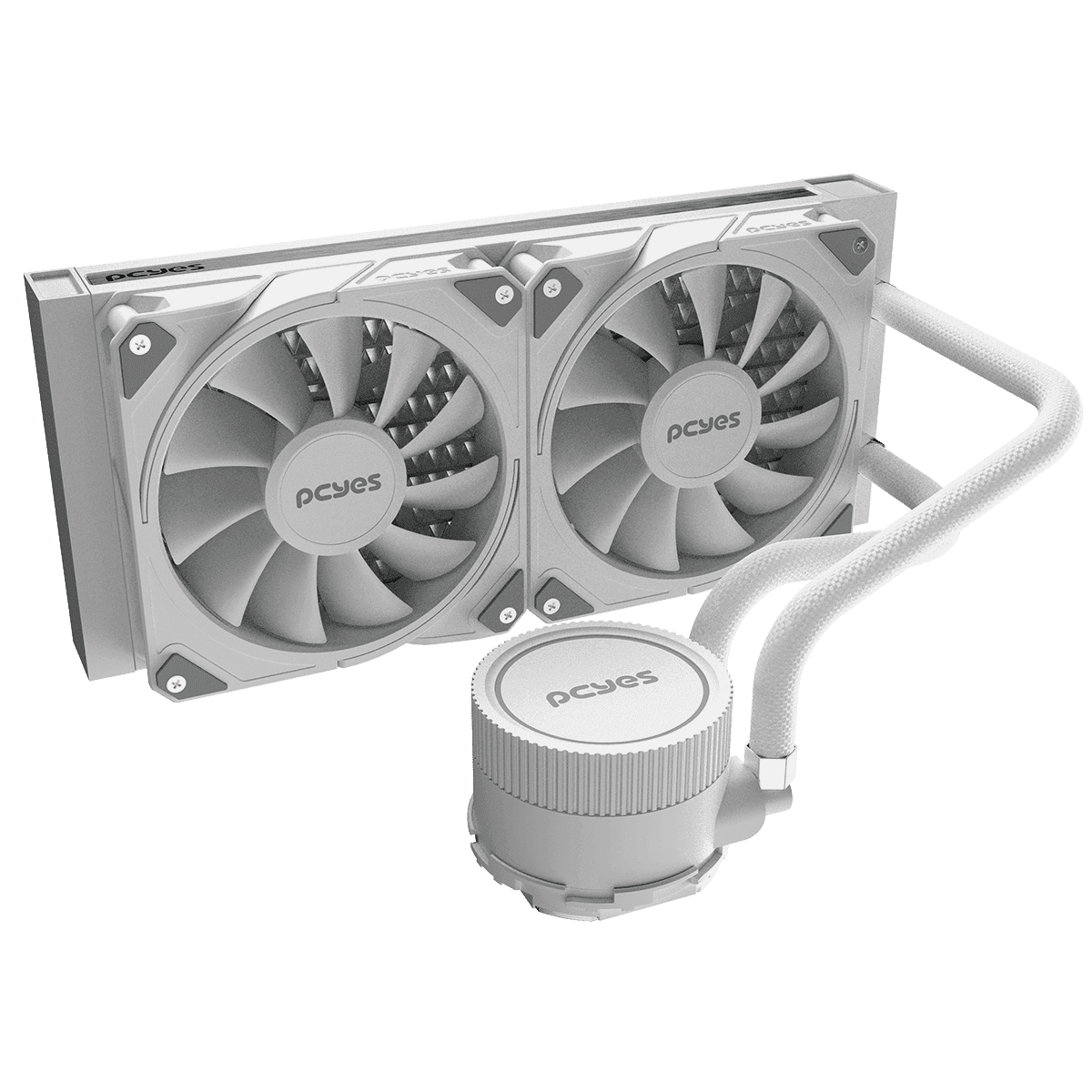 Water Cooler PCYES Sangue Frio 3 White Ghost 240mm TDP 250W WCSF3240WGBR em destaque