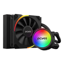 Water Cooler PCYES Sangue Frio 3 ARGB Black Vulcan 120mm TDP 200W ARGBSF3120BR 1