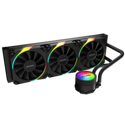 Water Cooler PCYES Sangue Frio 3 ARGB Black Vulcan 360mm TDP 350W (ARGBSF3360BR) 2