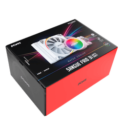Water Cooler PCYES Sangue Frio 3 ARGB White Ghost 120mm TDP 200W ARGBSF3120WGBR 6