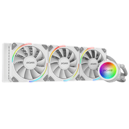 Water Cooler PCYES Sangue Frio 3 ARGB White Ghost 360mm TDP 350W ARGBSF3360WGBR 1