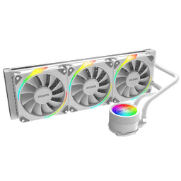 Water Cooler PCYES Sangue Frio 3 ARGB White Ghost 360mm TDP 350W ARGBSF3360WGBR 2