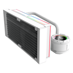 Water Cooler PCYES Vision White Ghost 240mm LCD 2,1" VS240WG 4