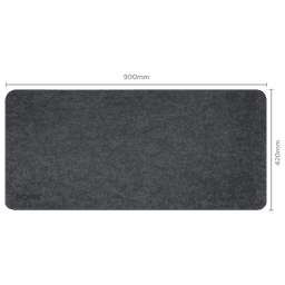 Mouse Pad Desk PCYES Mat Exclusive Pro Dark Gray 900x420mm PMPEXPDG 5