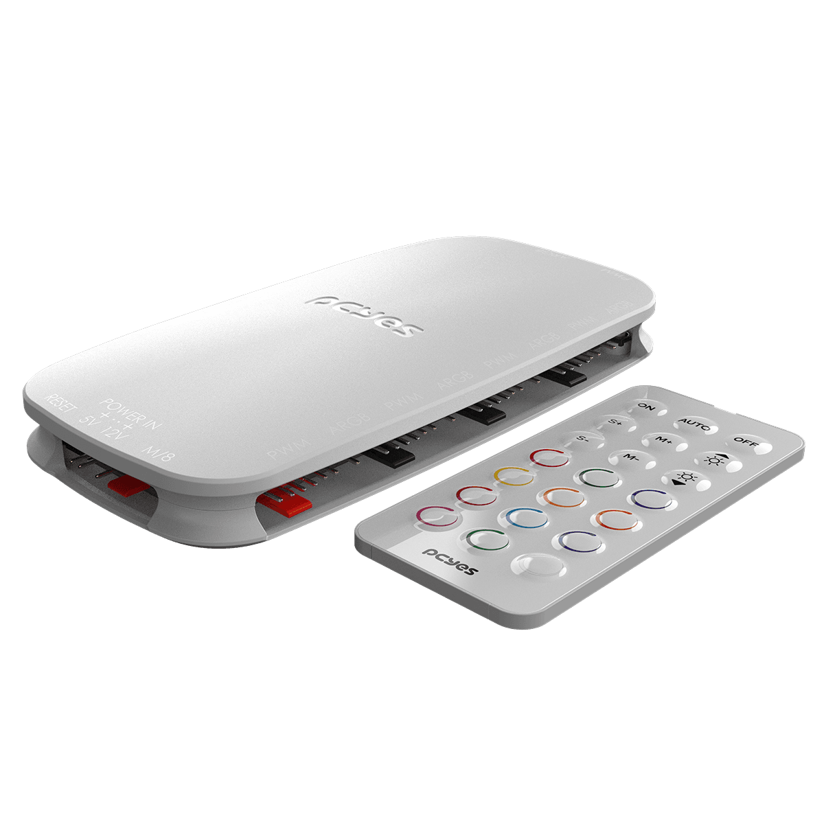 Controlador Fan PCYES Light Core White 9x PWM + ARGB PELC9PGBR em destaque