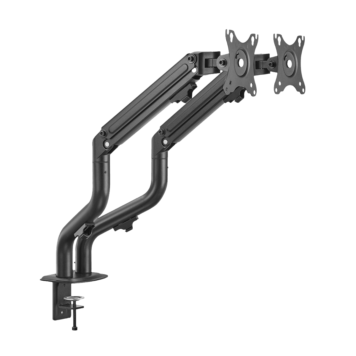 Suporte Articulado para 2 Monitores PCYES 17-32" Mola Mecânica PS-024N em destaque