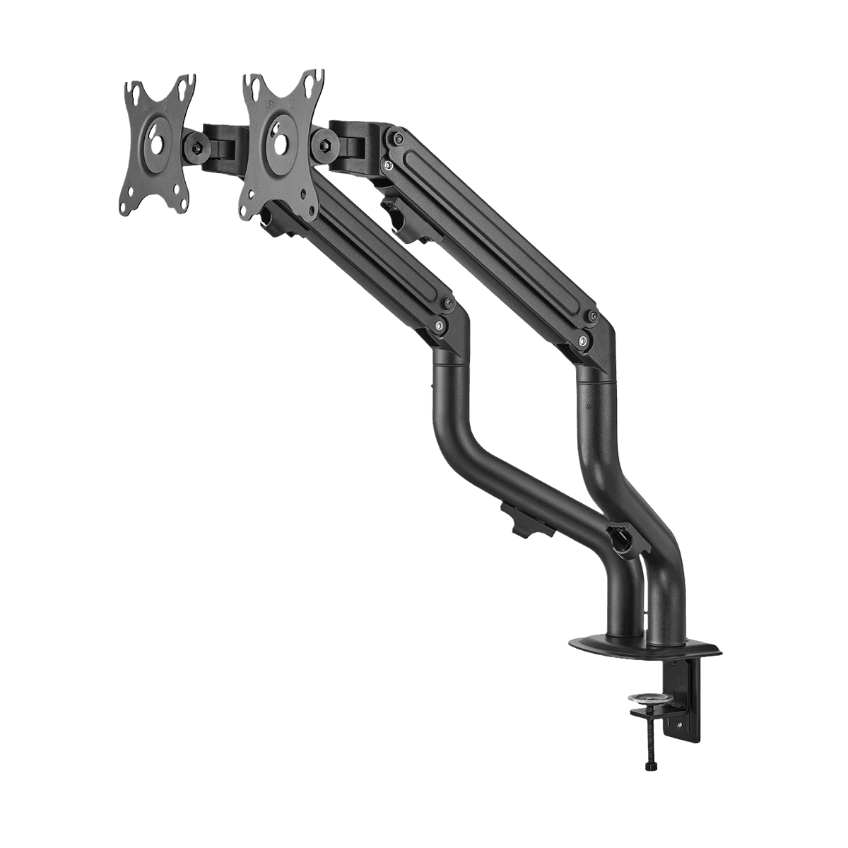 Suporte Articulado para 2 Monitores PCYES 17-32" Mola Mecânica PS-024N detalhe