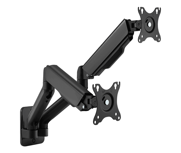 Suporte De Parede Para 2 Monitores PCYES 17-32 Mola Mecânica PLMSM05A