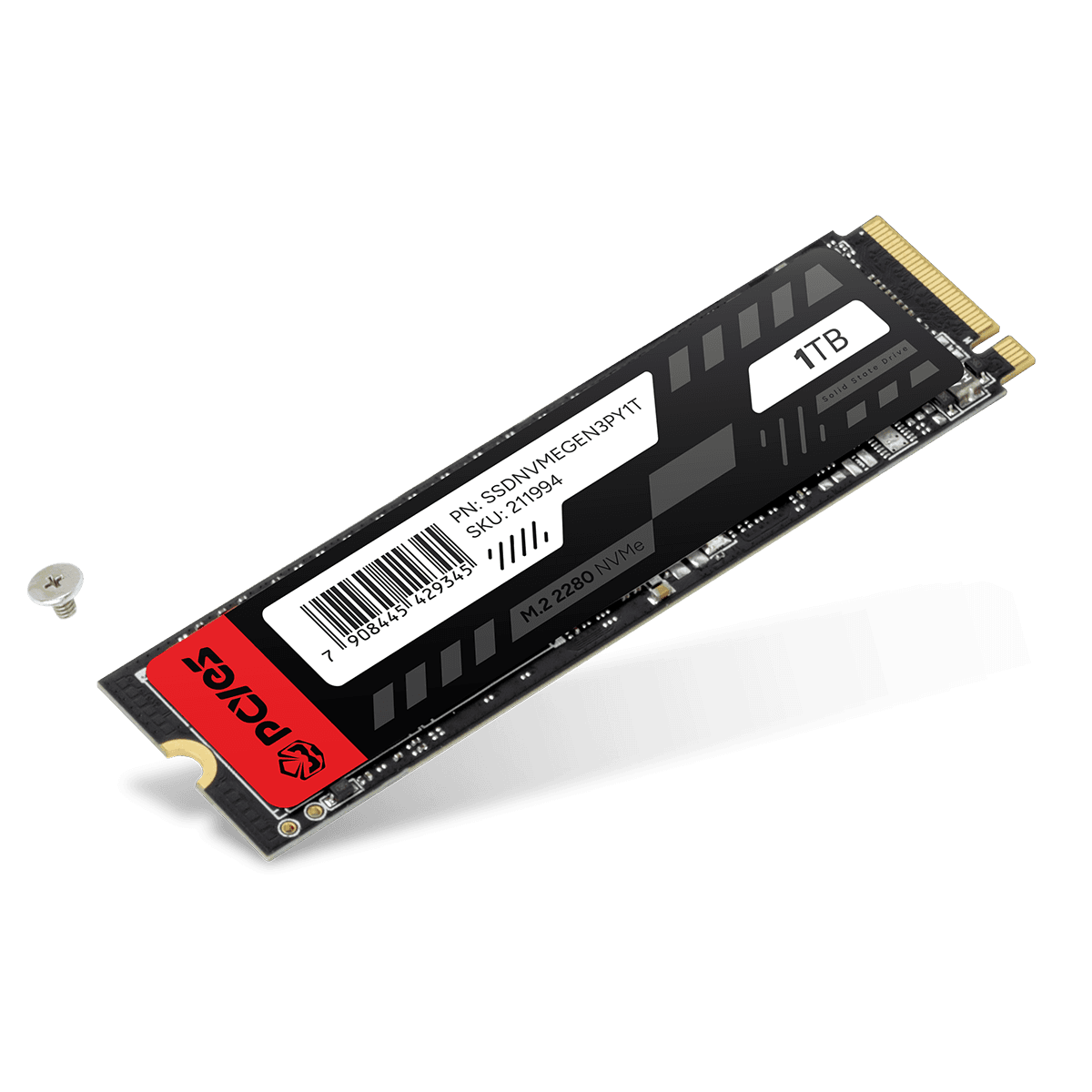 SSD PCYES 1TB M.2 NVMe PCIe 3.0x4 2289MB/s SSDNVMEGEN3PY1T em destaque