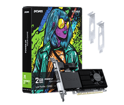 Placa de Vídeo NVIDIA GeForce GT 610 2GB DDR3 Low Profile 1