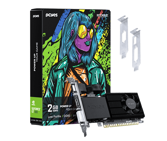 Placa de Vídeo NVIDIA GeForce GT 610 2GB DDR3 Low Profile