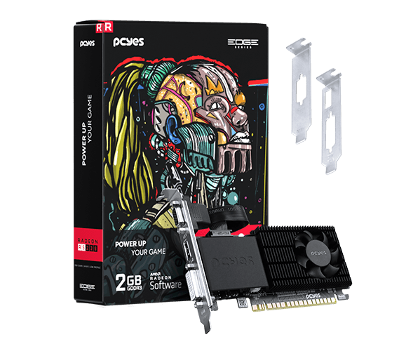 Placa de Vídeo AMD Radeon R5 220 2GB DDR3 64 Bits Low Profile
