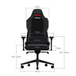 Cadeira Gamer Ergonômica Sentinel Black Vulcan com Apoio 4D e Inclinação 135° 5