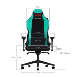 Cadeira Gamer PCYES Ergonômica Sentinel Mint Green PCSTL-VD 5