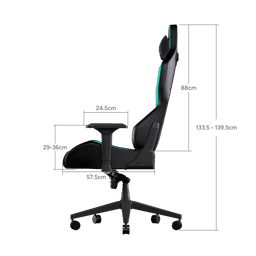 Cadeira Gamer PCYES Ergonômica Sentinel Mint Green PCSTL-VD 6