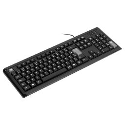 Kit com Teclado e Mouse USB Classic PCYES ABNT2 1000DPI Cabo 2m KCBK 4