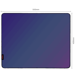 Mouse Pad Obsidian G4D PCYES Purple 500x400mm Tecido com Infusão de Vidro PEMPG4D 5