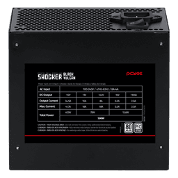Fonte PCYES Gamer Shocker 500W Full Modular 80Plus Black Vulcan FM500WBV 4