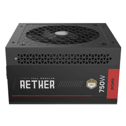Fonte PCYES Gamer Aether 750W Full Modular Gold PCIe 5.0 ATX 3.1 750WFMG 3