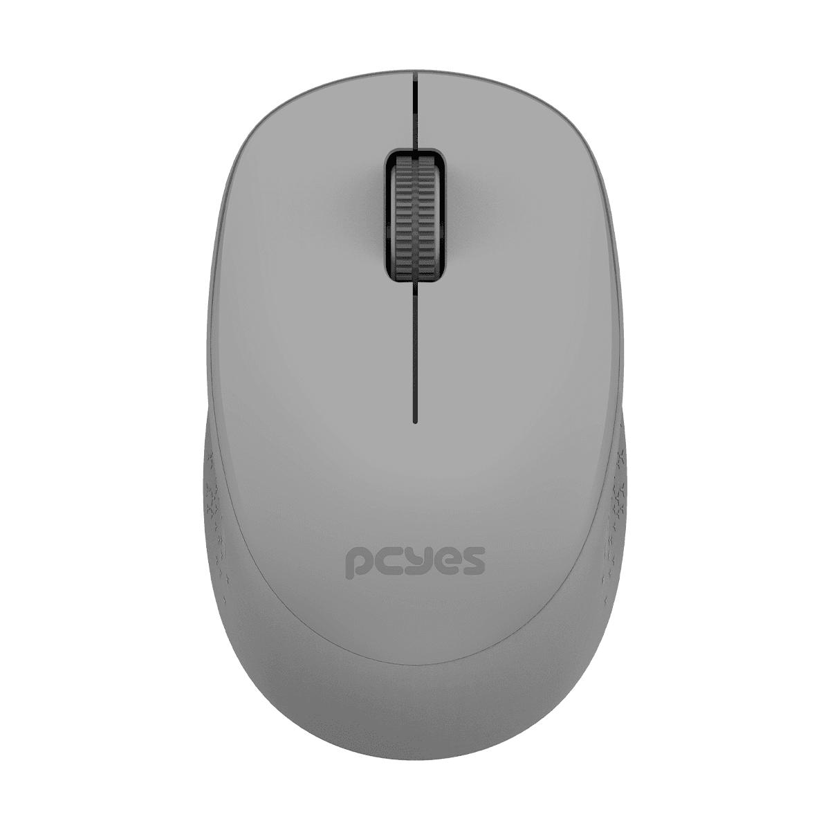 Mouse PCYES Sem Fio Mover Gray 1600DPI Silent Click 20m 2.4GHz PMMWSCGY