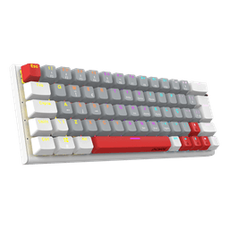 Teclado Mecânico PCYES Kuromori White Ghost Blue Switch LED Rainbow PTKMWG60BL 4