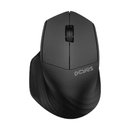Mouse PCYES Sem Fio Dash Lite Black 1600DPI Silent Click PMDV2BK 1