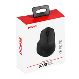 Mouse PCYES Sem Fio Dash Lite Black 1600DPI Silent Click PMDV2BK 6