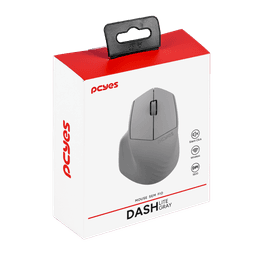 Mouse PCYES Sem Fio Dash Lite Gray 1600DPI Silent Click 2.4GHz PMDV2GY 6