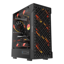 Gabinete Gamer PCYES Velyr Black Vulcan Vidro Temperado 1