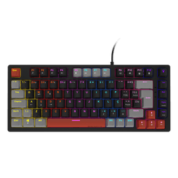 Teclado Mecânico PCYES Kirin Black Vulcan Blue Switch LED Rainbow PTKR75BL 1