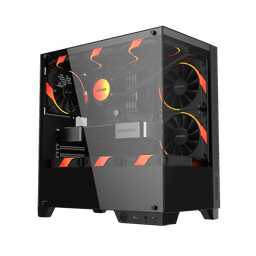 Gabinete Gamer Forcefield TWR Black Vulcan PCYes 1