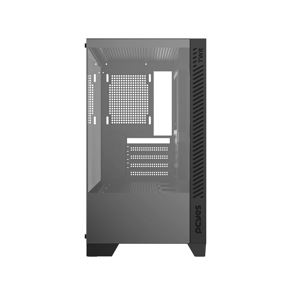Gabinete Gamer Forcefield TWR Black Vulcan PCYes em destaque