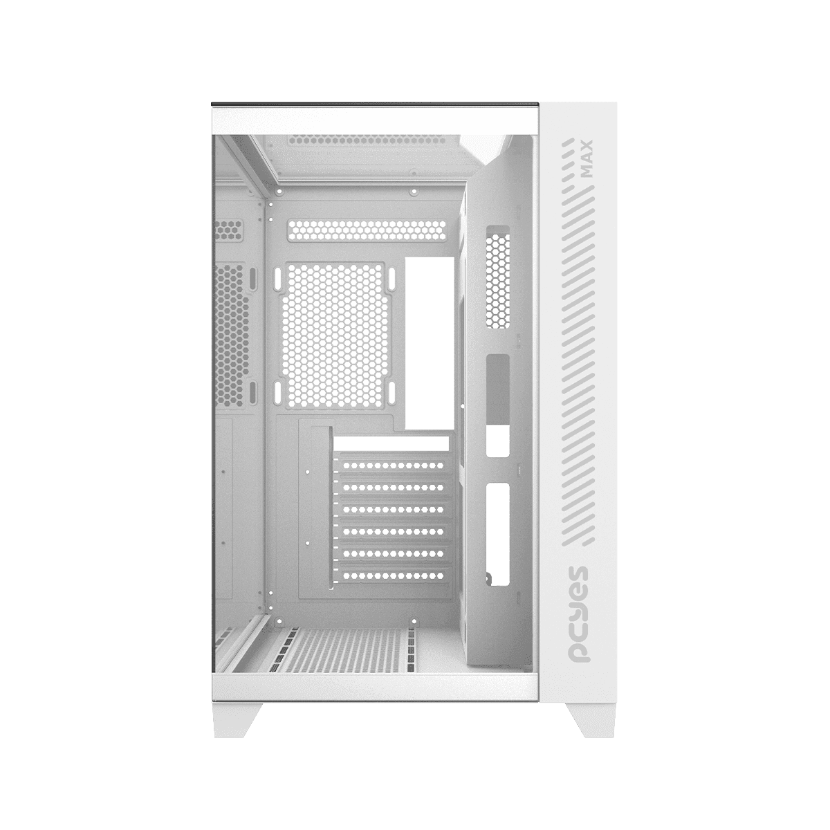 Gabinete Gamer PCYES Forcefield Max White Ghost GFFMAXWG em destaque