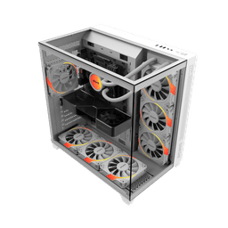 Gabinete Gamer PCYES Forcefield Max White Ghost GFFMAXWG 3