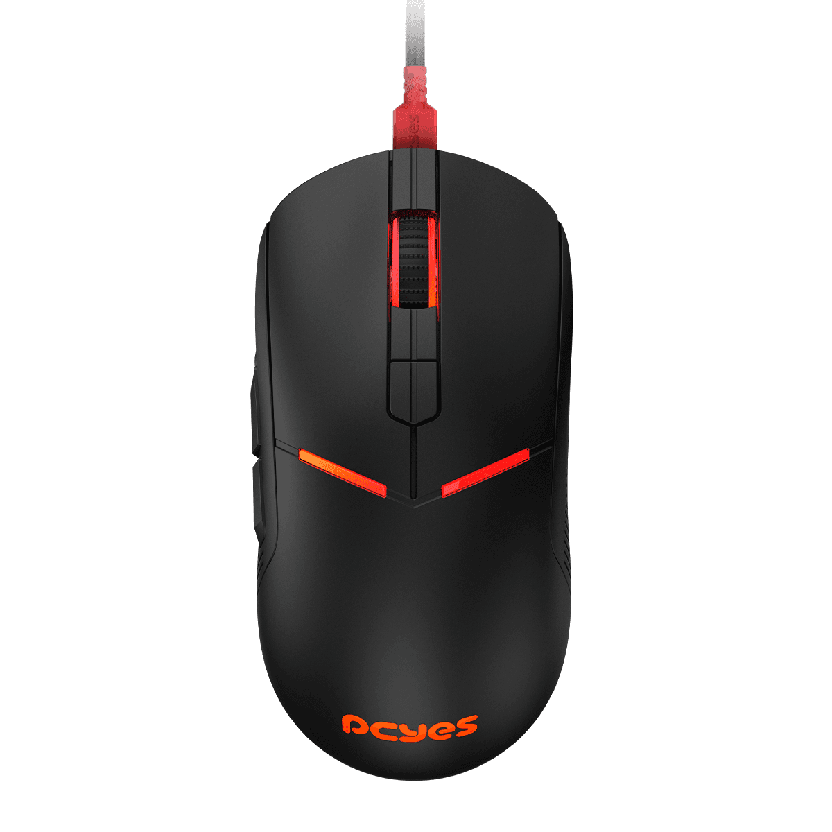 Mouse PCYES Gamer Argus RGB 12400DPI 8 Botões PMGABV