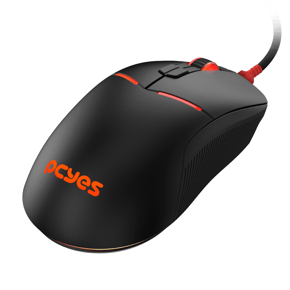 Mouse PCYES Gamer Argus RGB 12400DPI 8 Botões PMGABV detalhe
