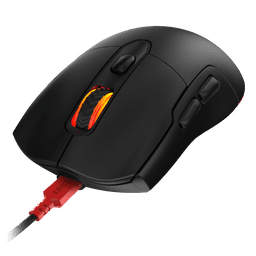 Mouse PCYES Gamer Malus Black Vulcan RGB 12400DPI PMGMBV 2