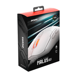 Mouse PCYES Gamer Malus White Ghost RGB 12400DPI PMGMWG 6
