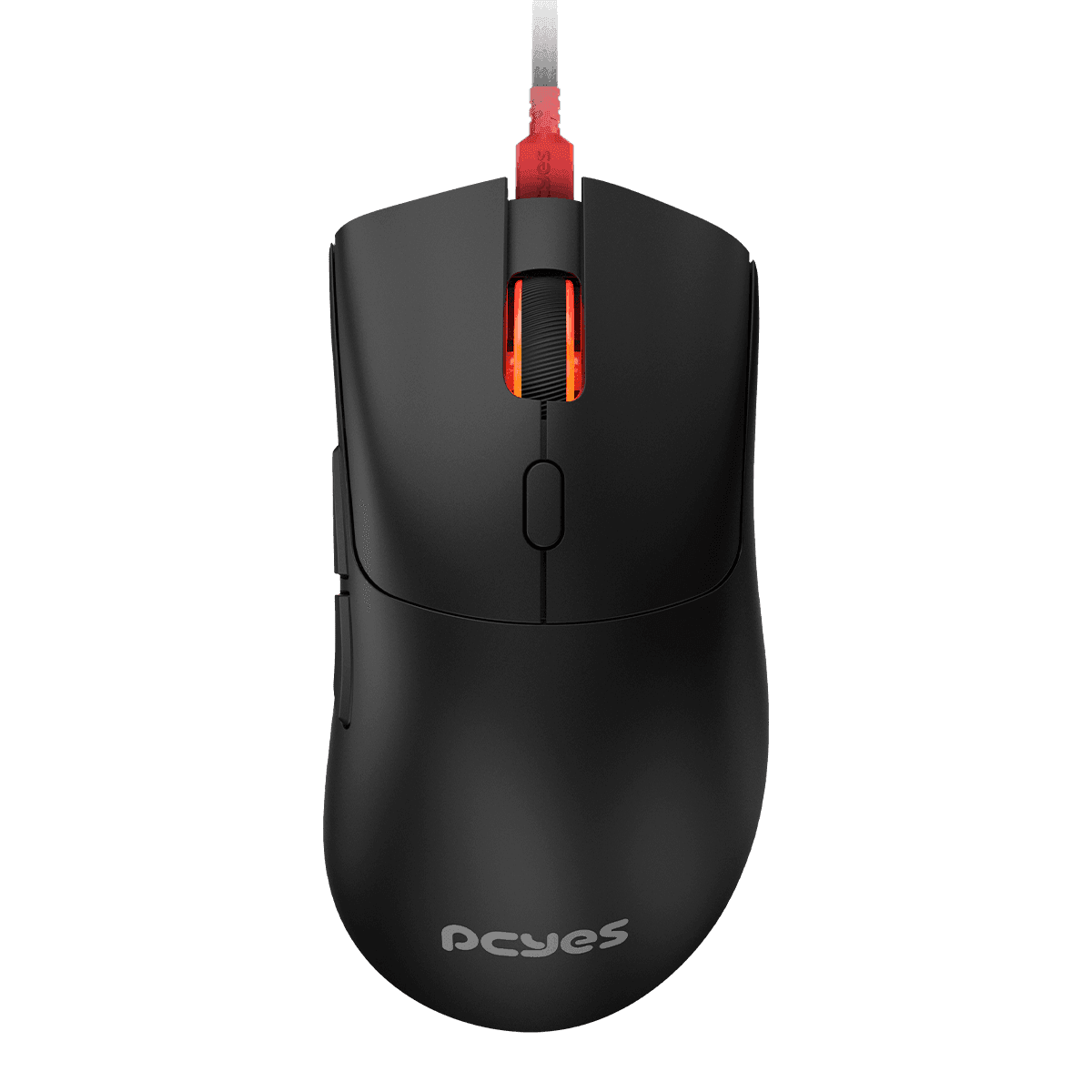 Mouse PCYES Gamer Hydrus Black Vulcan RGB 12400DPI PMGHBV