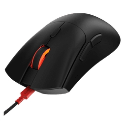 Mouse PCYES Gamer Hydrus Black Vulcan RGB 12400DPI PMGHBV 2