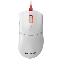 Mouse PCYES Gamer Hydrus White Ghost 12400DPI RGB 6 Botões PMGHWG 1