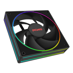 Cooler Fan PCYES Vision Black Vulcan 120mm 2000RPM 78CFM FVBV120 2